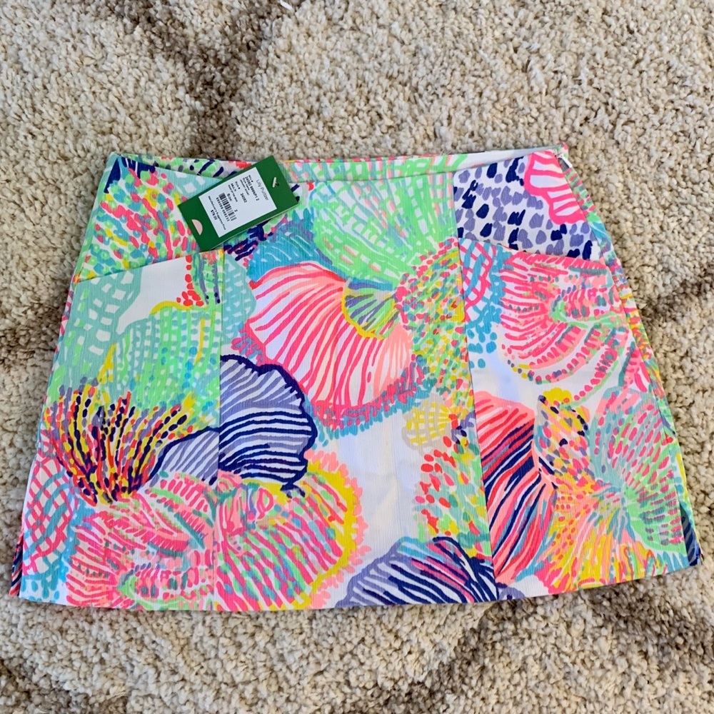 NWT Lilly Pulitzer JAN Skort SZ 2 Roar of the Seas
